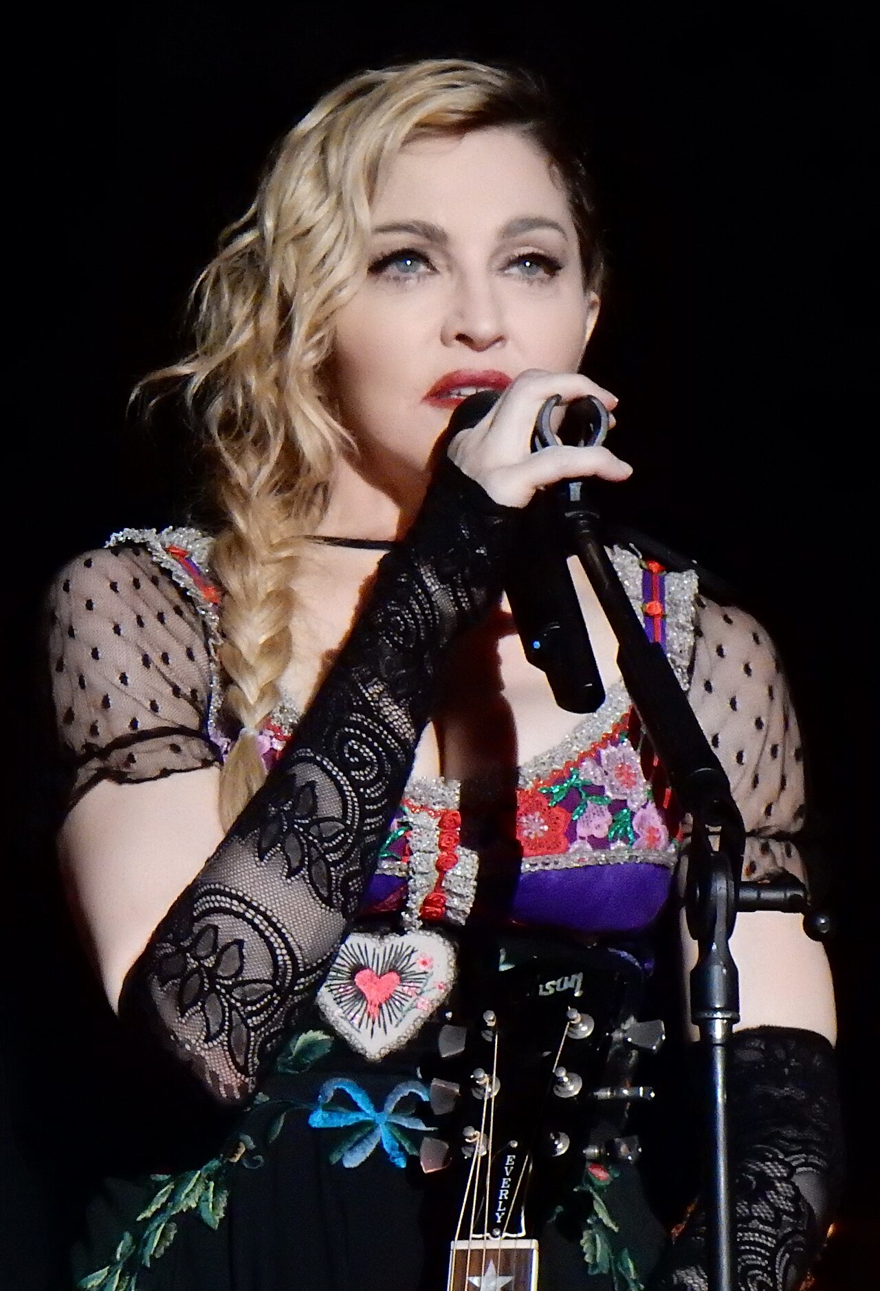 Madonna’s Daughter Lourdes Dares to Dazzle in Sheer Black Dress